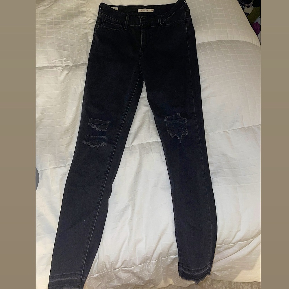 Levi’s 720 super skinny black jeans